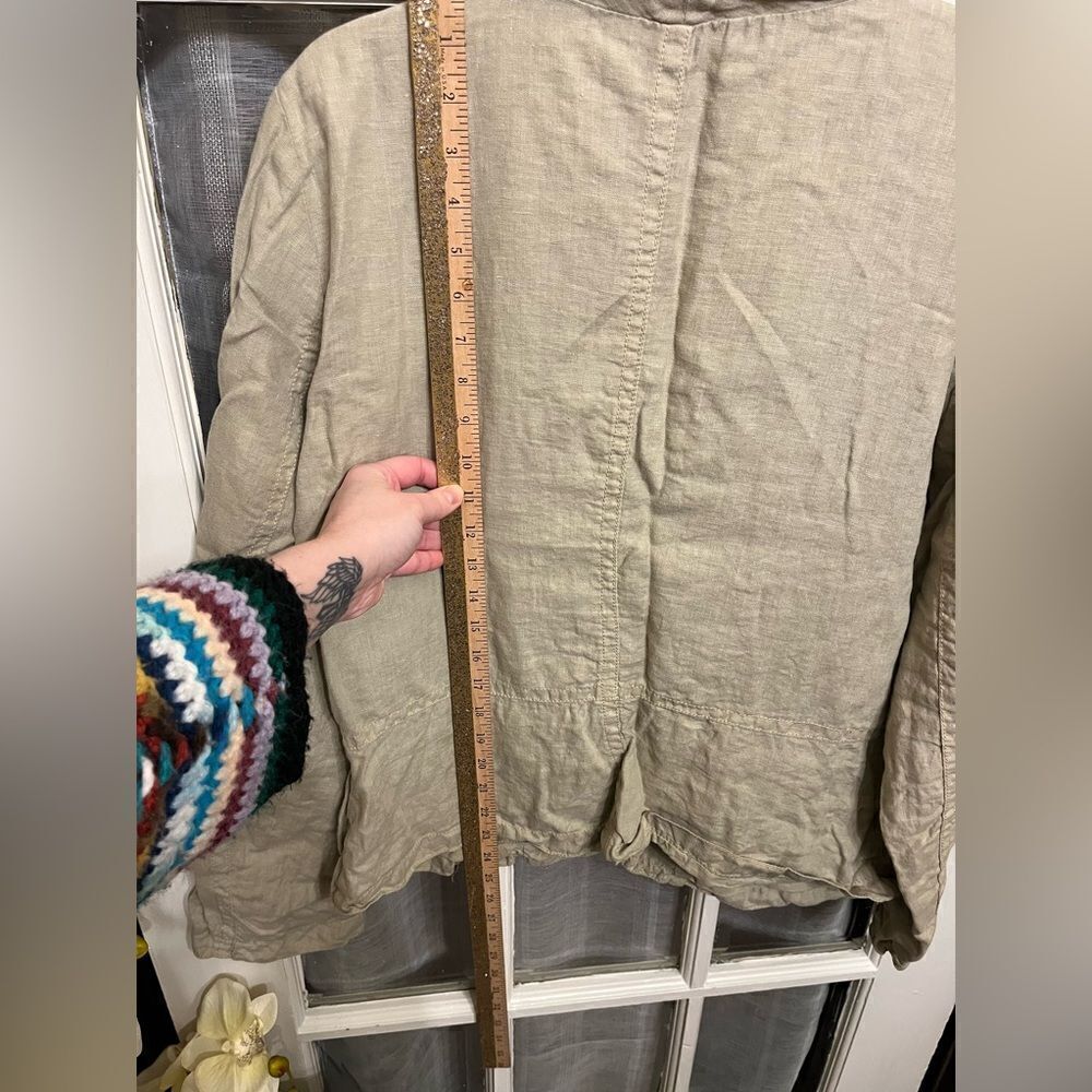 Johnny Was Light Green Jacket - Picture 9 of 15